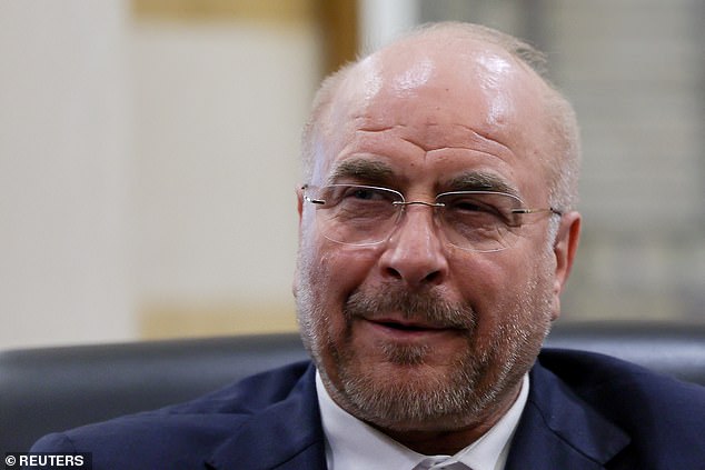 Iranian Parliament Speaker Mohammad ‍Baqer ‍Qalibaf gave the warning in a speech to parliament in the Iranian capital, while lawmakers shouted 'death to America'