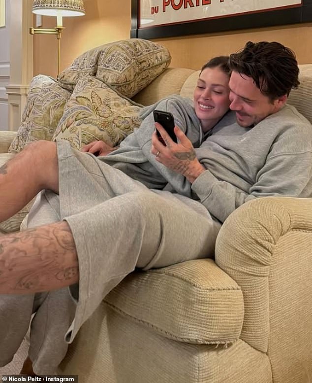 In the latest development of the ongoing family feud, friends of the chef have said the allegations are 'deeply insulting' and declared Brooklyn is 'very much his own man' as they rushed to defend the couple