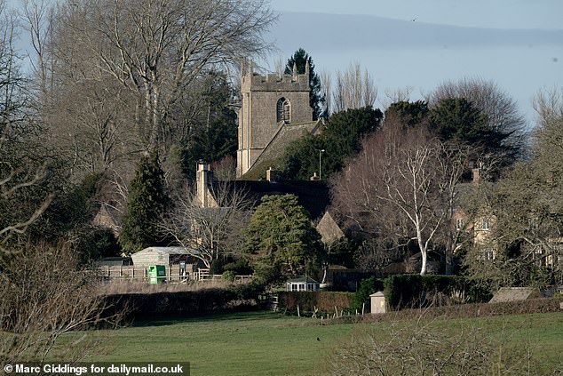 However an ungodly row involving a multi-millionaire's new pool house has put the village on the brink of civil war