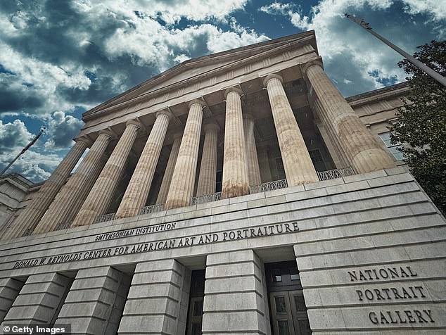 The National Portrait Gallery said that it hung the new photo as part of a planned update to the America's Presidents exhibition