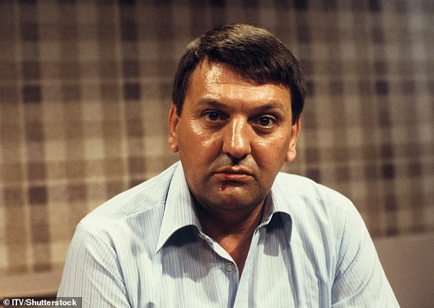 Derek Martin is pictured in 1980s police drama The Gentle Touch