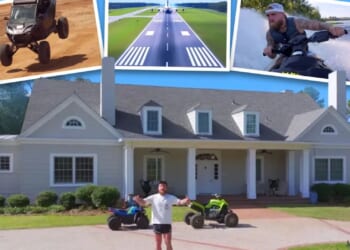 Inside Jake Paul's £30m ranch with own lake, dirt track, boxing gym and plans for F1 TRACK and private jet airstrip
