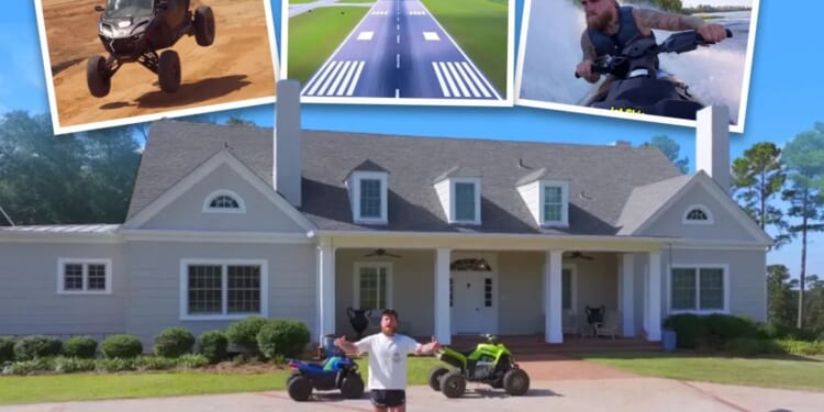 Inside Jake Paul's £30m ranch with own lake, dirt track, boxing gym and plans for F1 TRACK and private jet airstrip