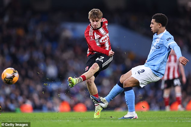 George Birch's 90th minute goal against Man City triggered heartache for one Exeter City fan