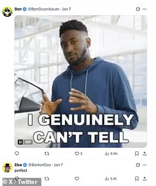 One person wrote 'I genuinely can't tell' the difference between the real and the fake Zendaya