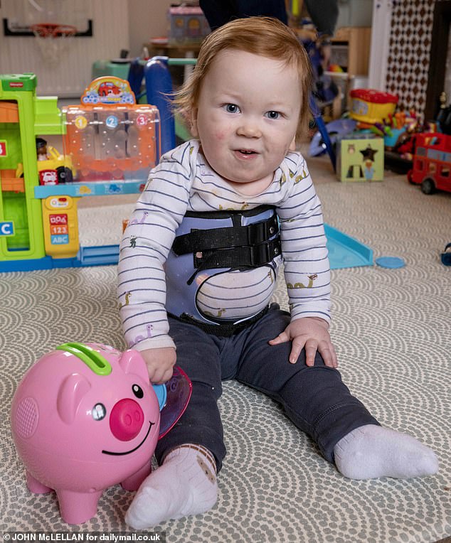 Following a normal pregnancy, Charlie was born with a slight problem, a 'clicky hip' which Cat was told to keep an eye on - four months later, Cat realised his legs weren't moving much