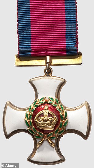 Pictured: A Distinguished Service Order Medal