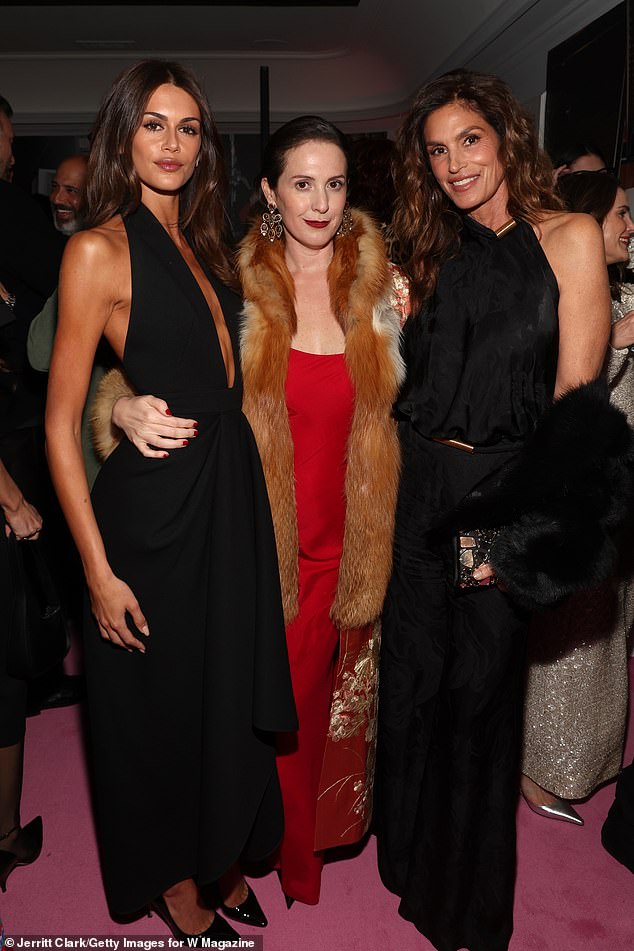 It took watching Apple TV+ docuseries The Super Models for Gerber to truly understand the impact her famous mother made, and she's proud to follow in her high-fashion footsteps (pictured with W Mag's editor-in-chief Sara Moonves)