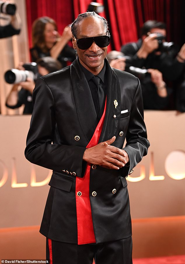 Mandatory Credit: Photo by David Fisher/Shutterstock (16225080ca) Snoop Dogg 83rd Annual Golden Globe Awards, Arrivals, The Beverly Hilton Hotel, Los Angeles, California, USA - 11 Jan 2026
