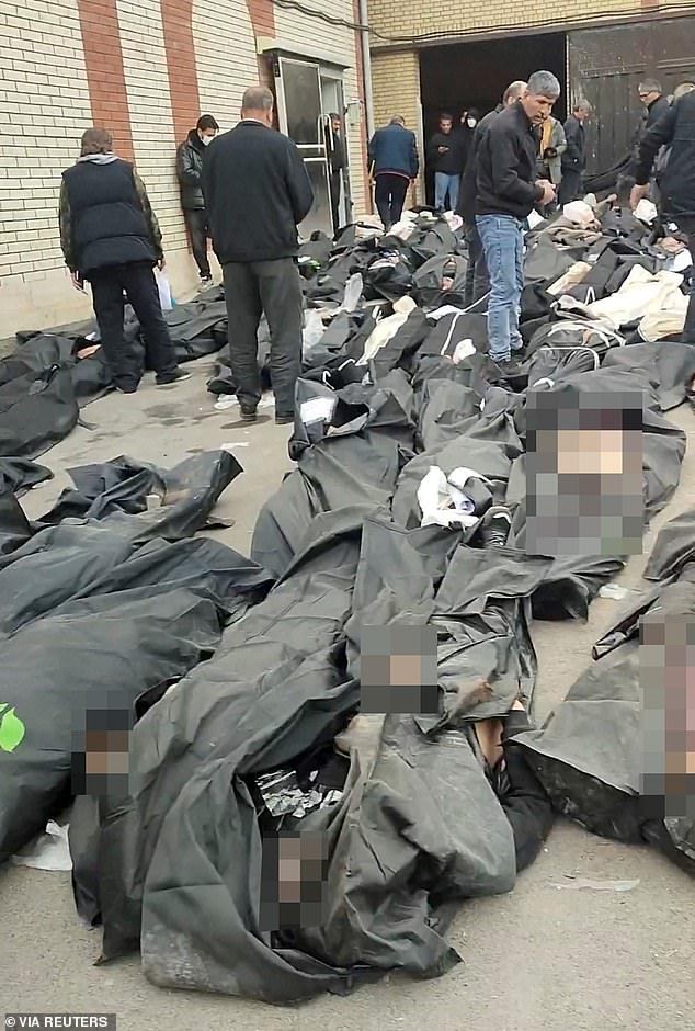 The sheer volume of body bags underlines the extent of the backlash to protests in Tehran, with one US-based group putting the total death toll at more than 500