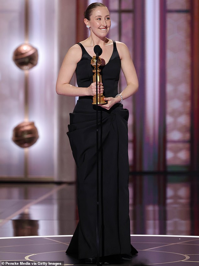 'I just think life can be tough, mental health is everything, so thank you therapists, and it was an honour to play one,' said Doherty