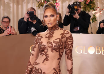 J-Lo and Jennifer Lawrence lead Golden Globes glam as nude illusions and sultry looks stun on the red carpet
