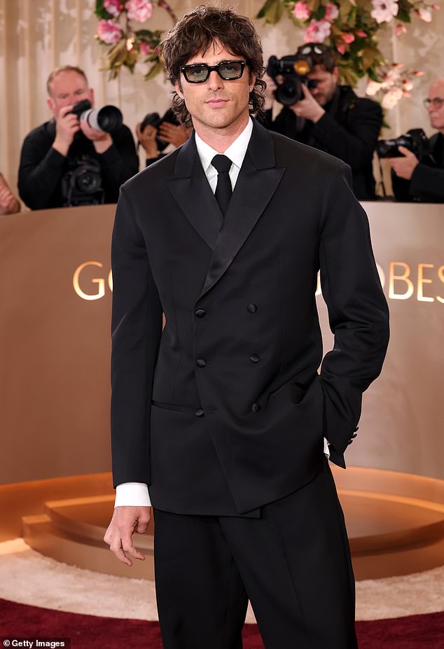 'Probably my favorite experience of recent was making Deep Water, and to kind of step back and watch these like titans of film make a movie,' Elordi told E! News back in 2020; seen above at 2026 Golden Globes on Sunday