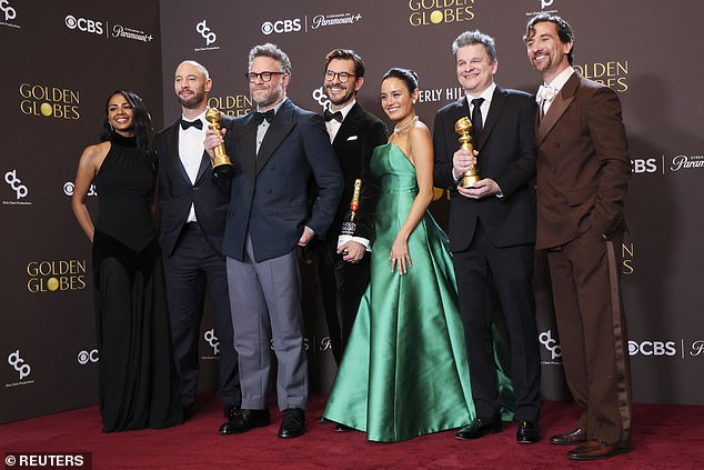 Another big winner was The Studio as it earned Best TV Series – Musical or Comedy in addition to a Best Performance by an Actor in a TV Series win for Seth Rogen