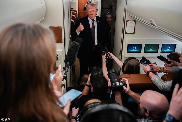 The president mocked Greenland¿s defenses, saying they amounted to ¿two dogsleds¿