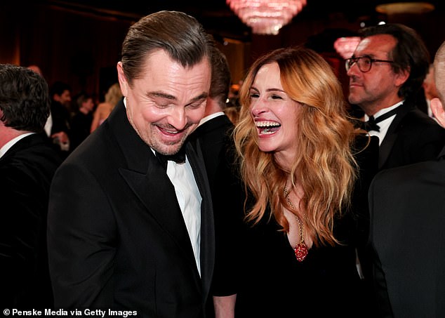 He laughed it up with Julia Roberts
