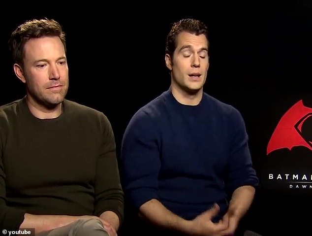Affleck has cemented his place in pop culture as a master of memes over the last decade thanks to his 'Sad Affleck' face; Affleck seen in 2016 with Henry Cavill