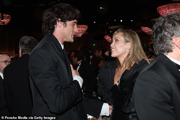 Frankenstein star Jacob Elordi was seen having a conversation with Miley Cyrus during a special moment at the ceremony
