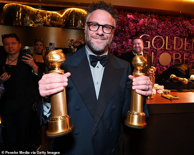 Another big winner was The Studio as it earned Best TV Series ¿ Musical or Comedy in addition to a Best Performance by an Actor in a TV Series win for Seth Rogen