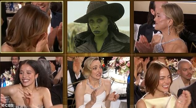 Another celebrity whose conduct surprise some viewers Sunday was Amanda Seyfried. She made a comically distressed expression when Rose Byrne's name was announced instead of hers