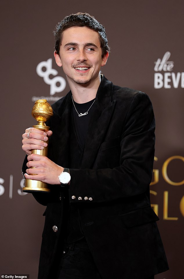 The actor earned Performance by an Actor in a Motion Picture ¿ Musical or Comedy and ended his speech abruptly by saying: 'To my parents and partner, I love you. Thank you so much'