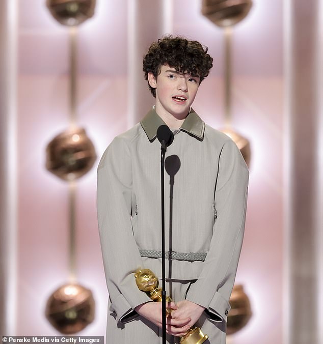 Owen Cooper delivered one of the most jaw-dropping and emotional moments of the night after becoming the youngest actor ever to win a Golden Globe for Supporting Actor