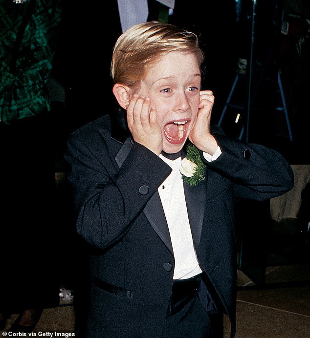 The actor, who was last nominated in 1990 for Home Alone, looked genuinely touched by the crowd's reaction as he stepped out to present the award for Best Screenplay; seen in 1991