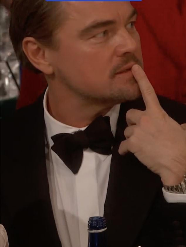 DiCaprio may have just dethroned Ben Affleck as the king of memes after his hilarious displays during the three-hour ceremony went viral on social media