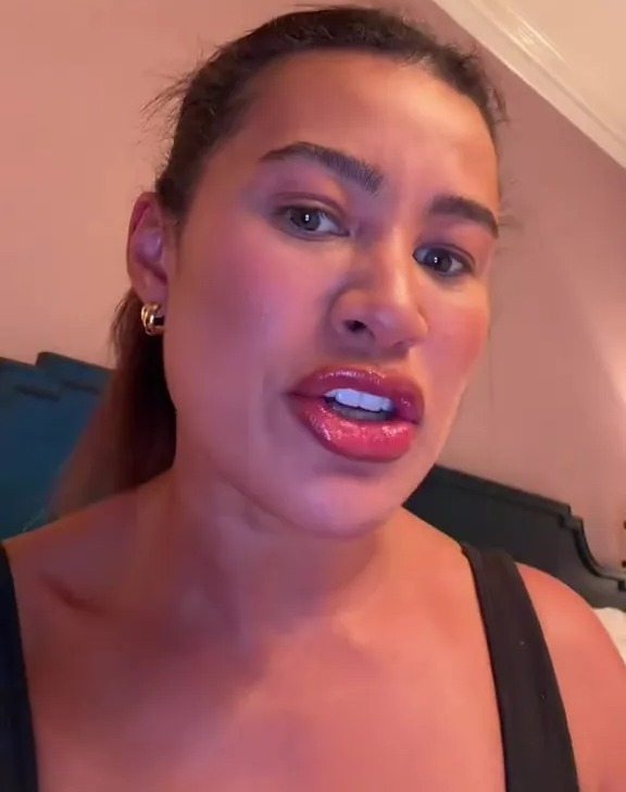 Montana Brown asking if having a public conversation on speaker is bad.