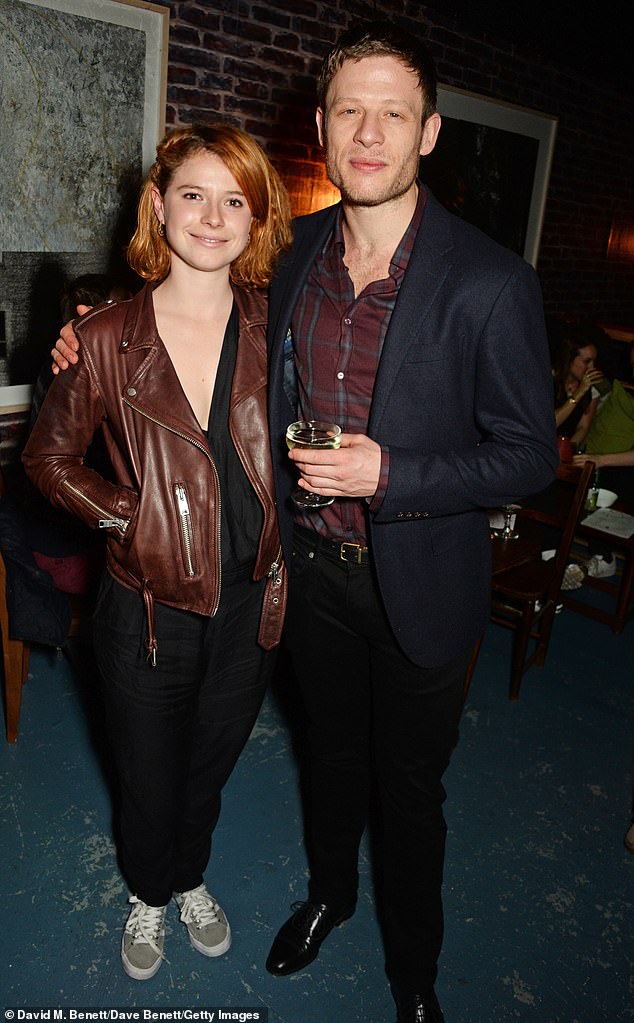 Jessie has largely refrained from publicly discussing her relationship status following her split from James Norton in pictured in 2017 (pictured together). Last year she announced she had married a man known only at the time as 'Freddie'