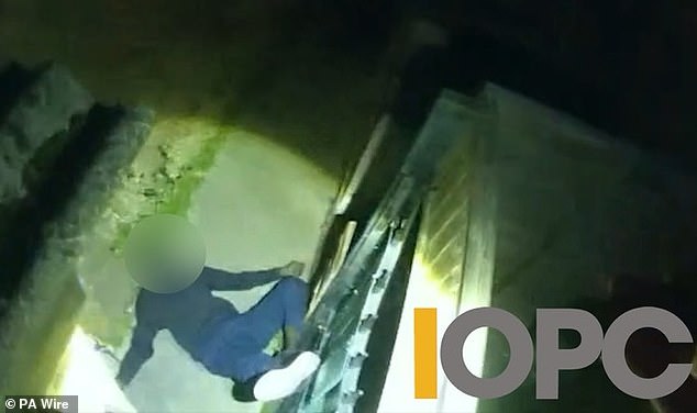 Mr Sandiford fell from a shed after the Taser was fired for a second time