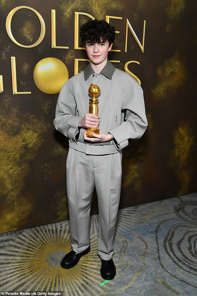 Owen thanked those involved with Adolescence as he accepted his award before ending with a nod to his beloved Liverpool FC - which appeared to leave the room baffled