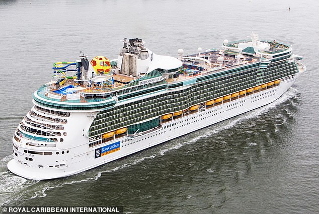 Royal Caribbean's International Independence of the Seas, which launched in 2008, has a capacity for 4,375 passengers and has 15 decks