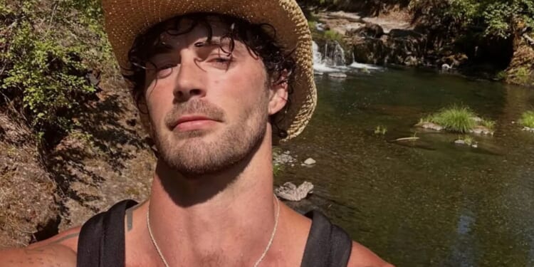 Male model is arrested for brawl at dog park where he 'put man in headlock' after their pooches got into fight first