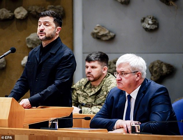 Ukrainian Foreign Minister Andrii Sybiha (right) claimed in November last year that 1,426 fighters from 36 African countries were serving in the Russian army