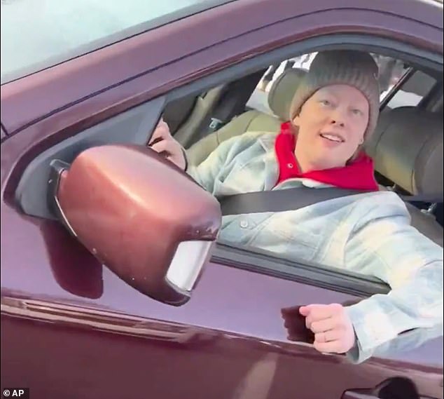 Good was seen apparently blocking the road with her SUV for four minutes before she was killed