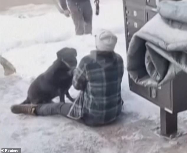 In harrowing footage from the scene, Rebecca admitted she encouraged Good to confront agents