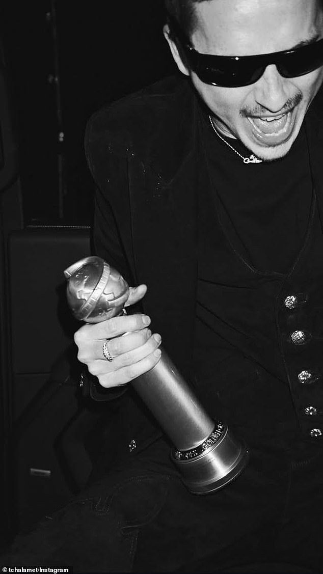 'THANK YOU THANK YOU THANK YOU!!!!!!! SO TREMENDOUSLY GRATEFUL!!!!!!' he captioned the post