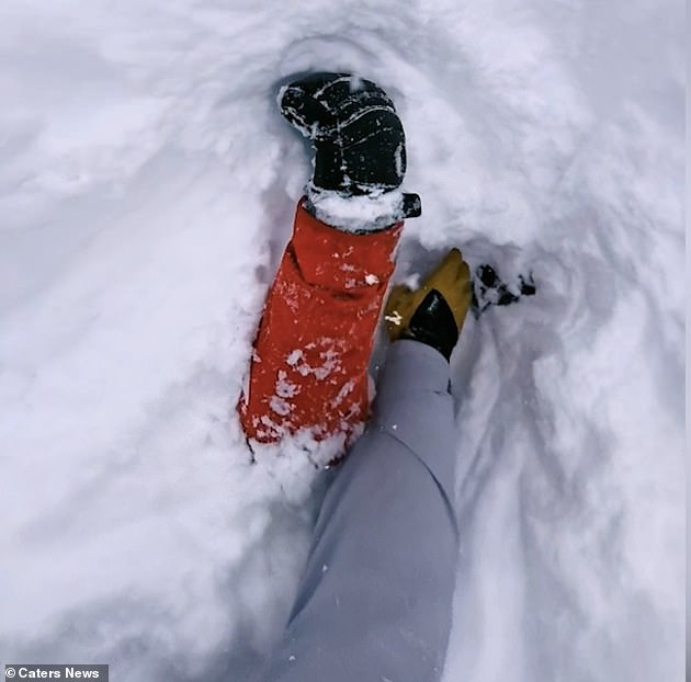 Matteo Zilla, a 37-year-old creative director, was skiing in Engelberg on January 10 when he noticed an arm sticking out of the snow in the distance