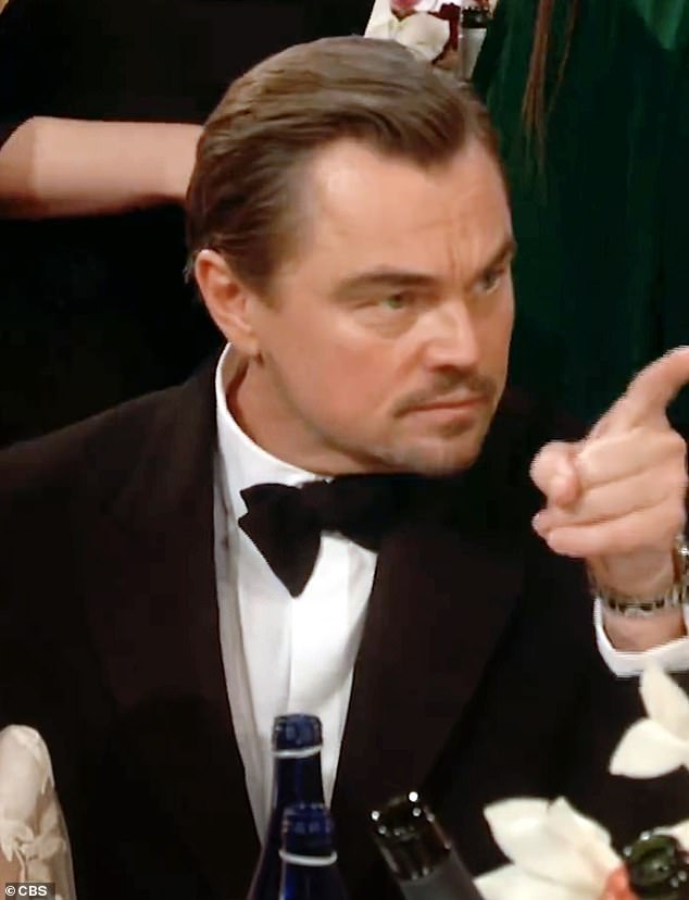 He may have dethroned Ben Affleck as the king of memes after his hilarious displays at the ceremony went viral on social media