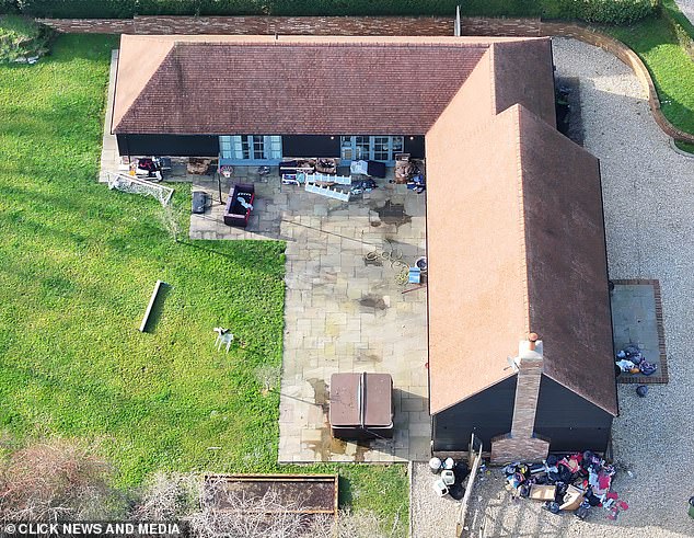 Piles of rubbish are accumulating outside the property