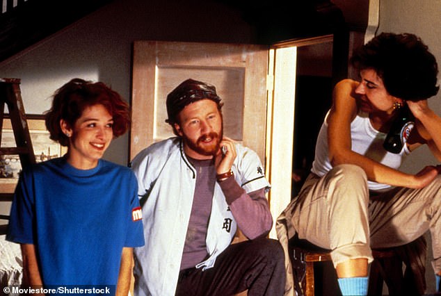 Busfield, center, seen on the set of his hit show Thirtysomething