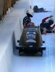US men’s bobsled team suffers ‘absolute disaster’ domino-style crash