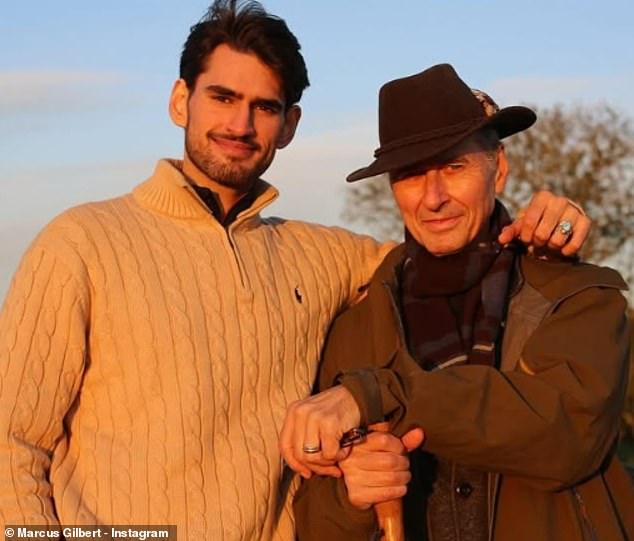 Pictured with his son Maximilian