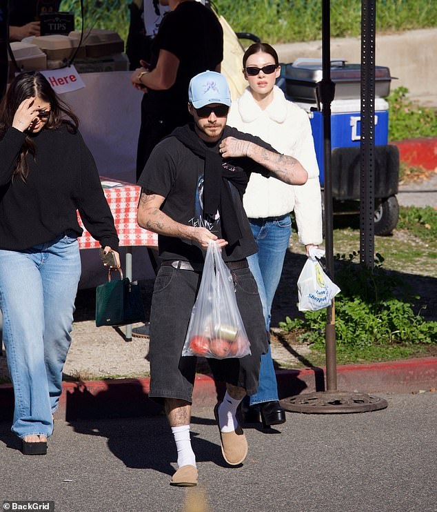 The pair appeared in good spirits as they enjoyed a low-key trip out