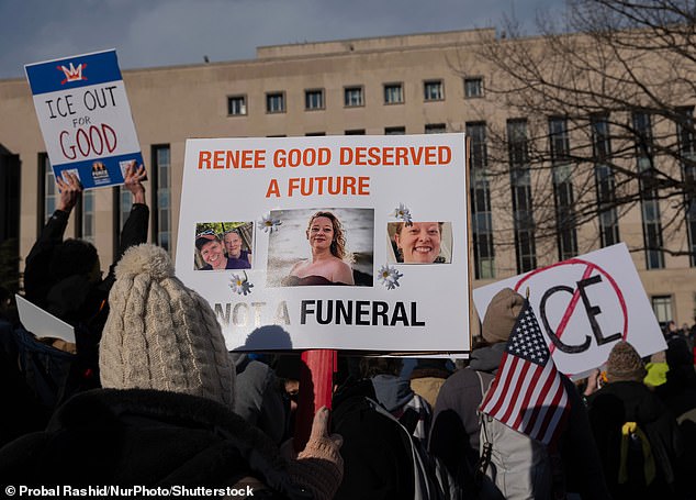 Demonstrators took to the streets across the nation on the weekend after Renee Nicole Good, a 37-year-old mother, was fatally shot by ICE agent Jon Ross, on January 7