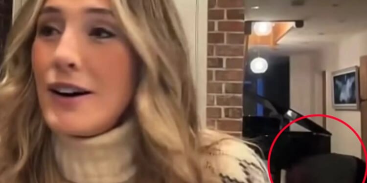 Moment TV presenter’s husband ruins her interview in VERY embarrassing way while she’s live on air