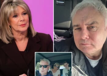 Ruth Langsford FURIOUS at ex Eamonn Holmes as he 'snubs' their son Jack over Christmas amid messy divorce battle