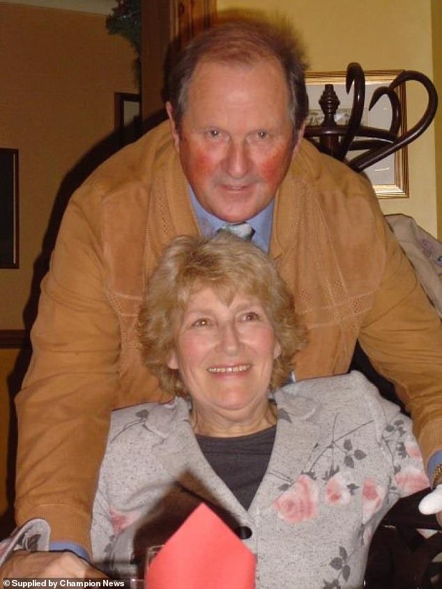 The Country Market was the brainchild of farmer, Peter Marshall, and his wife, June, who launched it in the 1970s, with June helping to sell their produce by driving door to door in her Morris Traveller (Pictured: Peter and June Marshall)