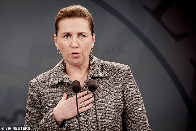 Jens-Frederik Nielsen was speaking alongside Danish leader Mette Frederiksen, who said it had not been easy to stand up to what she slammed as 'completely unacceptable pressure from our closest ally'.